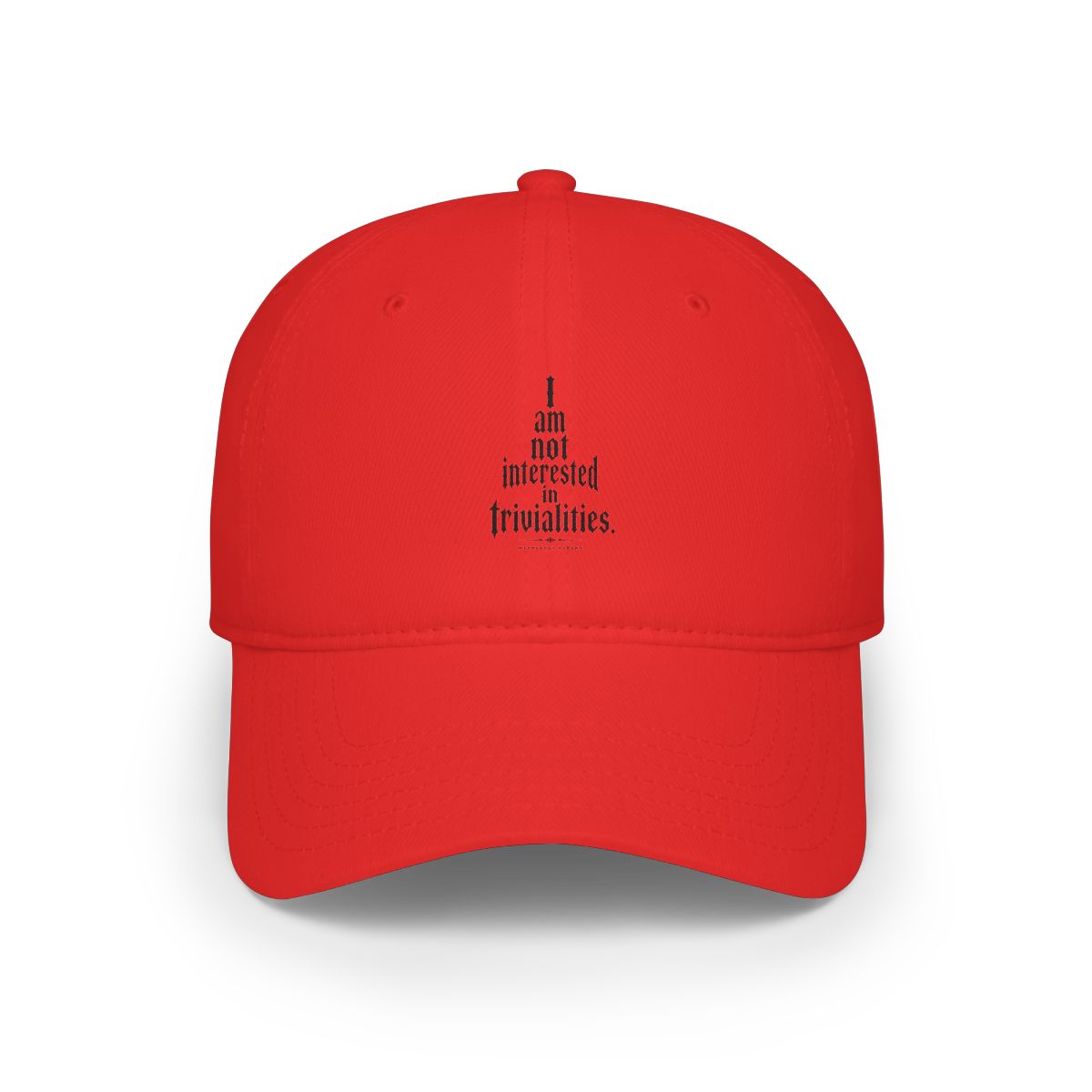 Wednesday "I am not interested in trivialities." Hat - Official hats merchandise