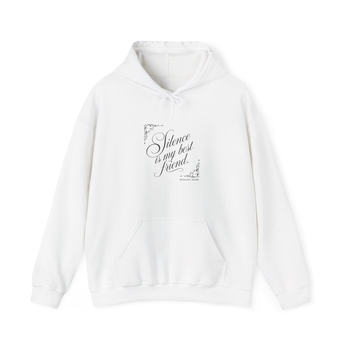 Wednesday "Silence is my best friend." Hoodie - Official hoodies merchandise