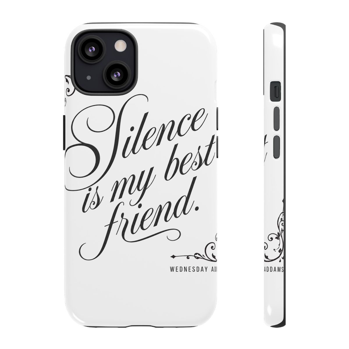 Wednesday "Silence is my best friend." Phone Case - Official phone-cases merchandise