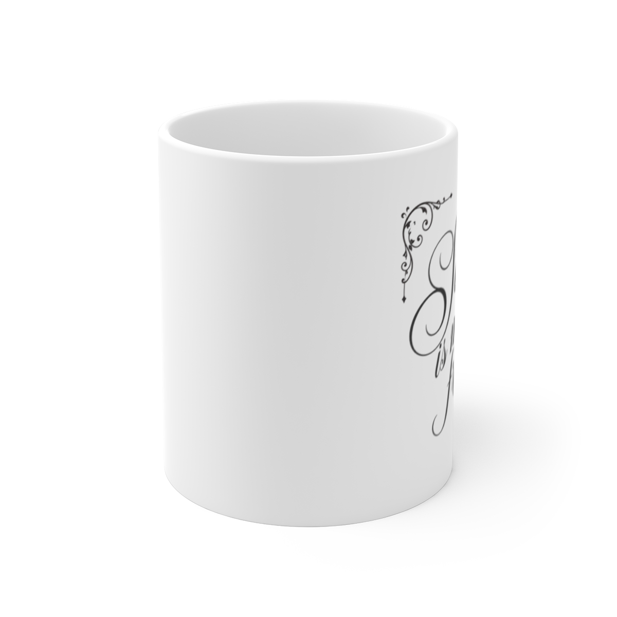 Wednesday "Silence is my best friend." White Mug - alternate angle 1, merchandise