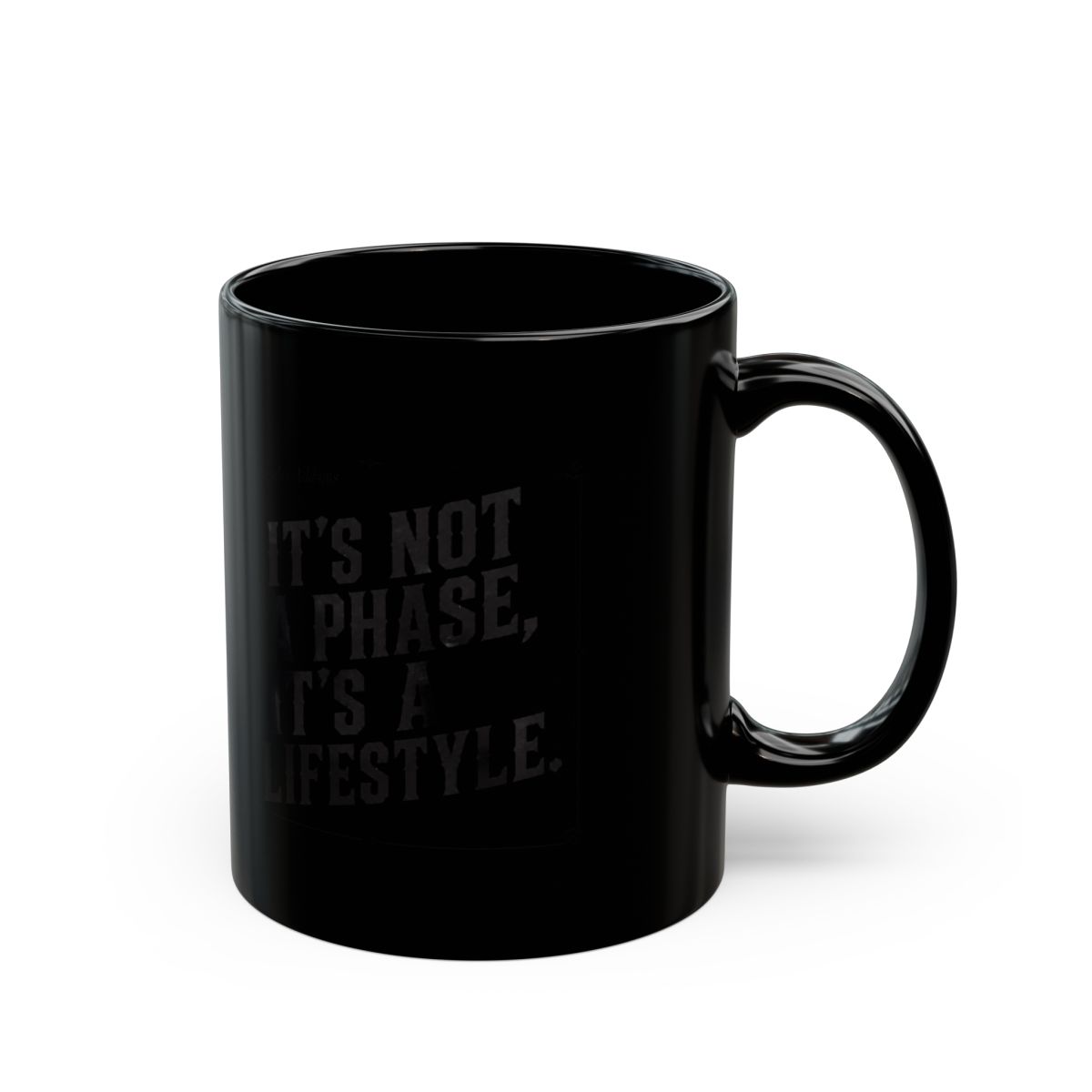Wednesday "s not a phase, it" Black Mug - Official mugs merchandise
