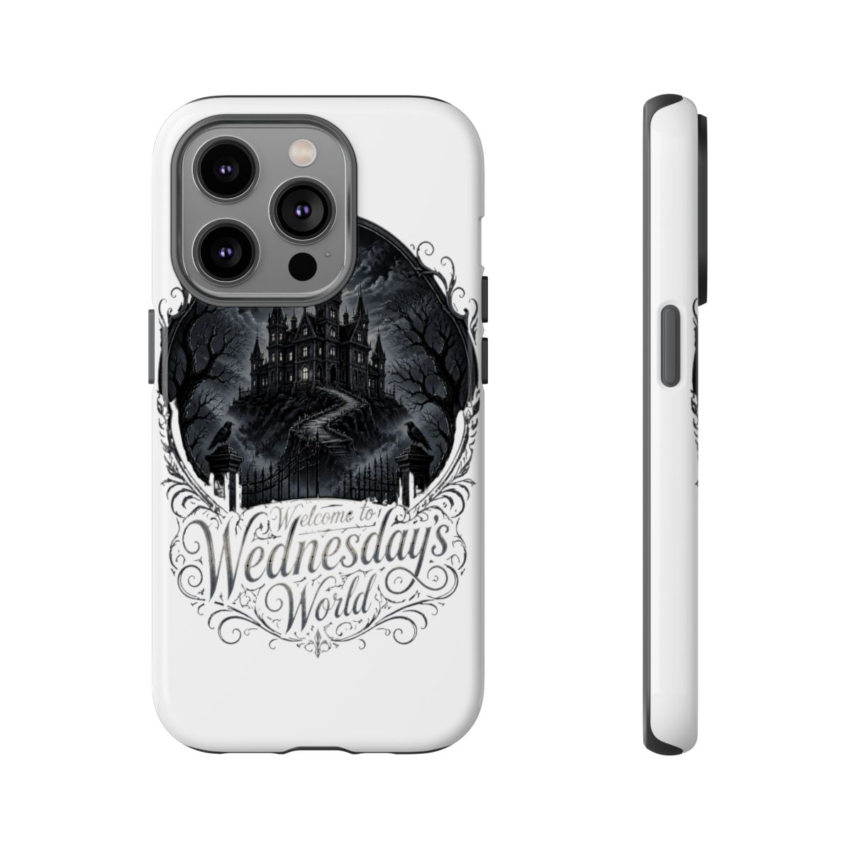Wednesday "Welcome to Wednesday" Phone Case - alternate angle 5, merchandise